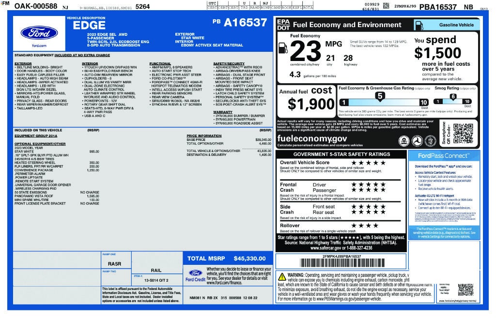 2023 Ford Edge SEL