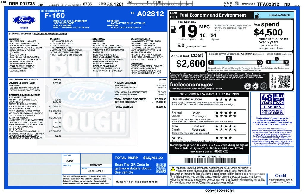 2026 Ford F-150 XLT