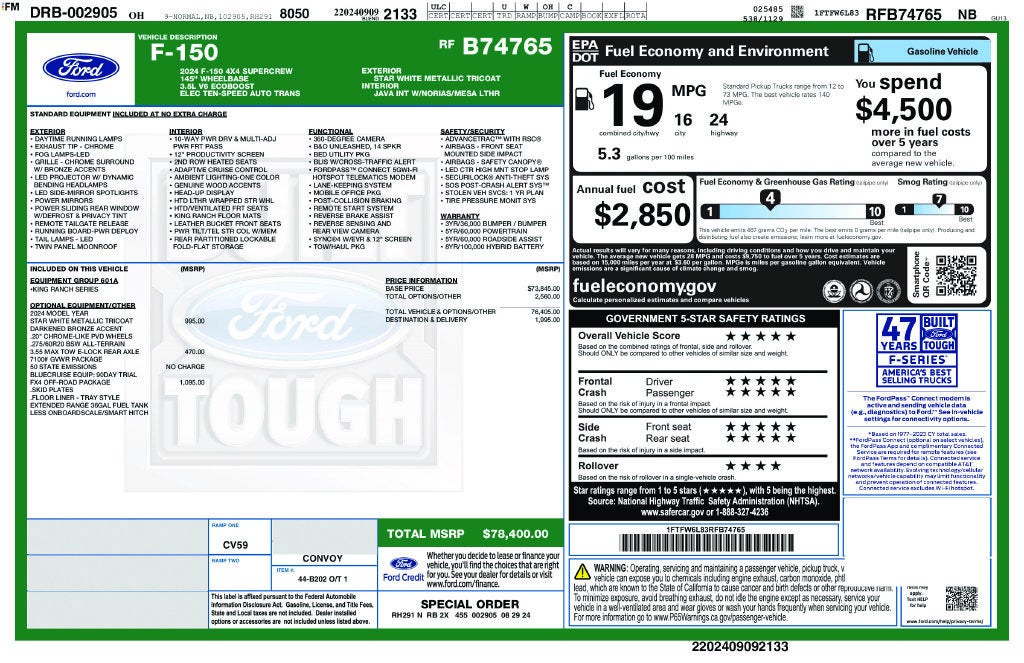 2024 Ford F-150 King Ranch