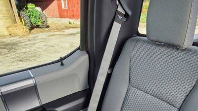 Premium front seats with modern interior styling.