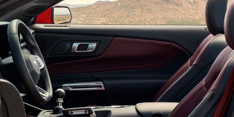 Interior door trim and cabin details.