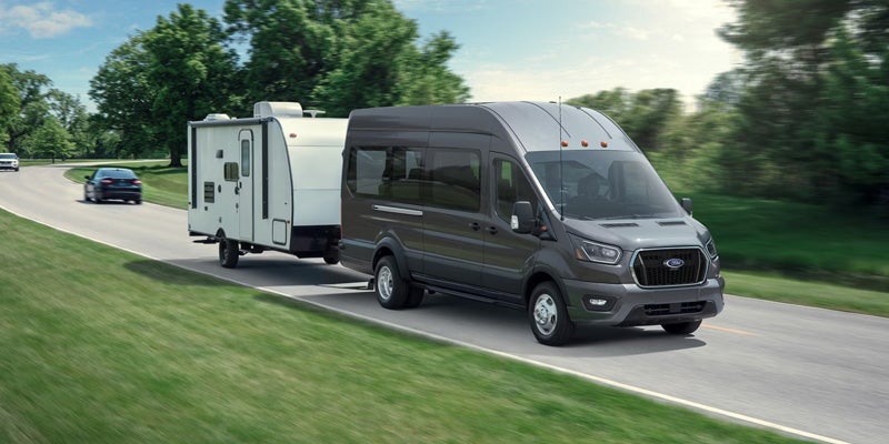 Ford transit car model is shown.