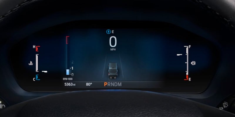 Digital driver information display